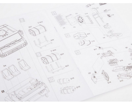 Сборная модель AVD КАМАЗ-6560 ЗРПК 96К6 (Панцирь-С1), 1/43