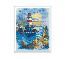 Алмазная мозаика с нанесенной рамкой 40х50 МАЯК (26 цветов)