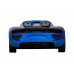 Машина АВТОПАНОРАМА Porsche 918 Spyder, 1/24, синий,  свет, звук, в/к 24,5х12,5х10,5 см