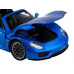 Машина АВТОПАНОРАМА Porsche 918 Spyder, 1/24, синий,  свет, звук, в/к 24,5х12,5х10,5 см