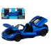 Машина АВТОПАНОРАМА Porsche 918 Spyder, 1/24, синий,  свет, звук, в/к 24,5х12,5х10,5 см