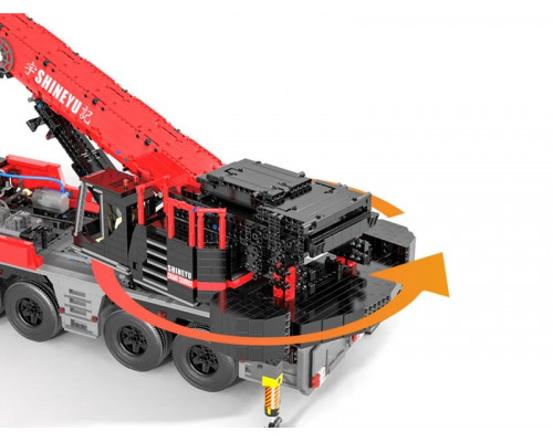 Радиоуправляемый конструктор RCM тяжёлый кран (4885 деталей)