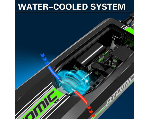 Радиоуправляемый катер Volantex RC AtomicXS черный 2.4G LiPo RTR