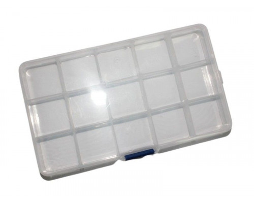Контейнер, 15 отд., 17,5 х 10 см, съемные перегородки