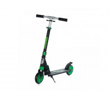 Самокат двухколесный Racer (чёрно-зеленый)