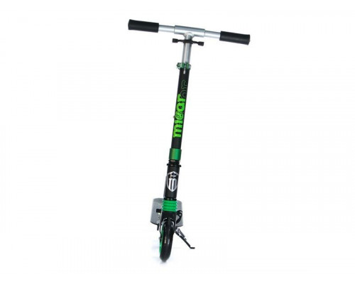 Самокат двухколесный Racer (чёрно-зеленый)