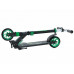 Самокат двухколесный Racer (чёрно-зеленый)