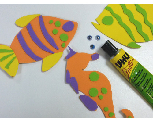 Клей для пенорезины UHU Creativ, 33 мл, блистер