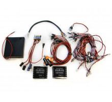 Профессиональное освещение G.T.Power для грузовиков, 2 контроллера, Bluetooth управление