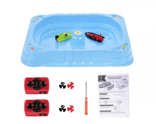 Р/У катеры Huan Qi (2 катера + минибассейн) Mini  27/40МГц RTR