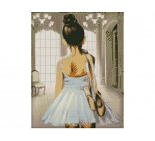 Алмазная мозаика с нанесенной рамкой 40х50 ПУТЬ К УСПЕХУ (20 цветов)