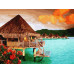 Картина по номерам 40х50 о.Бора Бора (30 цветов)