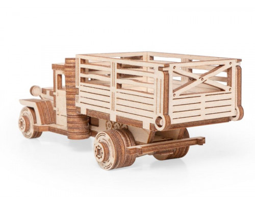 Деревянный конструктор Lemmo Грузовичок ЛТ-ВБ, 79 деталей
