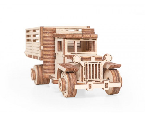 Деревянный конструктор Lemmo Грузовичок ЛТ-ВБ, 79 деталей