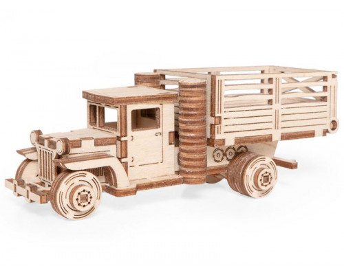Деревянный конструктор Lemmo Грузовичок ЛТ-ВБ, 79 деталей