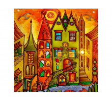 Картина мозаикой 30х30 ГОРОД СОЛНЦА (квадр. эл-ты) (17 цветов)
