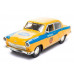 Машина АВТОПАНОРАМА ГАЗ-21 Волга 1/24 в/к  26*12*11см, желтая