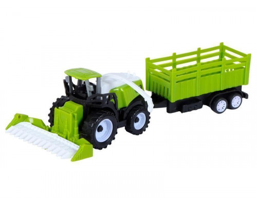 Комбайн AUTODRIVE с косилкой, инерционный, с прицепом, в/к 26*6,5*8,8 см