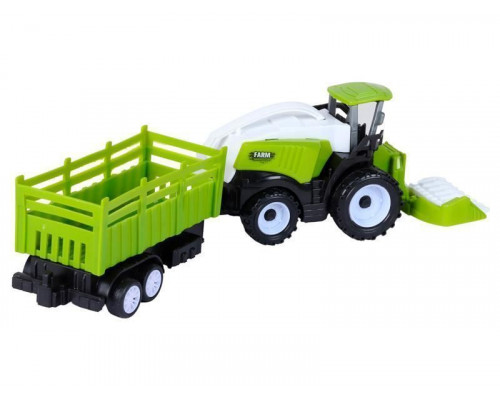 Комбайн AUTODRIVE с косилкой, инерционный, с прицепом, в/к 26*6,5*8,8 см