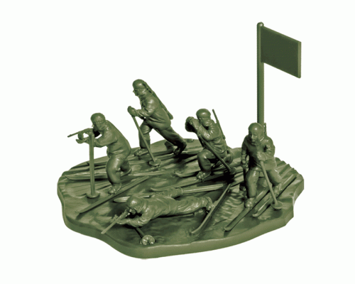 Сборные солдатики ZVEZDA Советские лыжники, 1/72