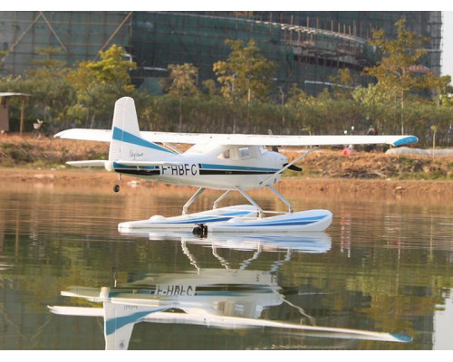 Радиоуправляемый самолет Top RC Cessna 1.5m C185 PRO на поплавках KIT