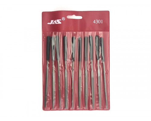 Набор надфилей с ручками, 10 шт., чехол.