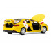 Машина АВТОПАНОРАМА Яндекс Go Toyota Camry, 1/34, желтый, инерция, свет, Алиса, в/к 17,5*13,5*9см