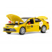 Машина АВТОПАНОРАМА Яндекс Go Toyota Camry, 1/34, желтый, инерция, свет, Алиса, в/к 17,5*13,5*9см