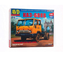 Сборная модель КАЗ-608В седельный тягач