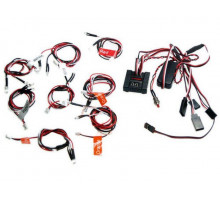 Комплект освещения G.T.Power (8 светодиодов, 6 режимов) с блоком управления