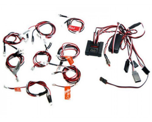 Комплект освещения G.T.Power (8 светодиодов, 6 режимов) с блоком управления