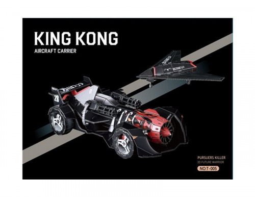 3D пазлы из пенокартона СПЕЦТЕХНИКА СТЕЛС + самолёт (185 деталей)