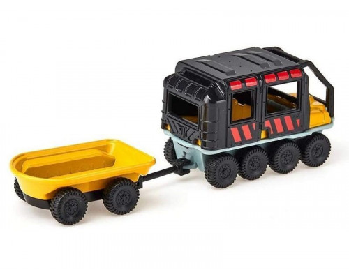 Вездеход Siku 1679 Argo Avenger с прицепом, черный/желтый