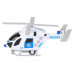 Вертолет AUTODRIVE 20см инерц. на бат. со светом и звуком, белый,  в/к 22,5*10*13,5