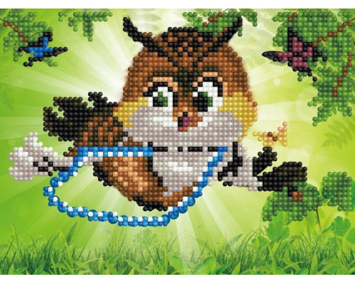 Алмазная мозаика 15х20 УЧУСЬ ЛЕТАТЬ (16 цветов)