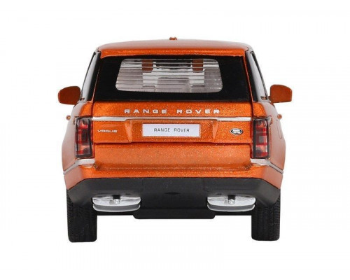 Машина АВТОПАНОРАМА 2013 Range Rover, оранжевый, 1/34, свет, звук, инерция, в/к 17,5*13,5*9 см