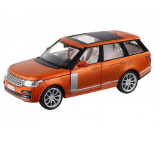 Машина "АВТОПАНОРАМА" 2013 Range Rover, оранжевый, 1/34, свет, звук, инерция, в/к 17,5*13,5*9 см