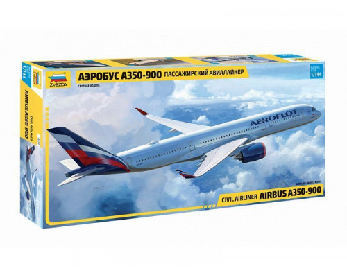 Сборная модель ZVEZDA Самолет А350-900, 1/144