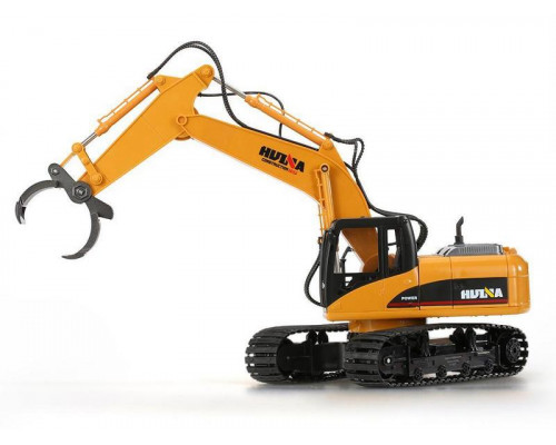 Радиоуправляемый экскаватор c погрузчиком бревен HUI NA TOYS 2.4G 16CH 1/14 RTR