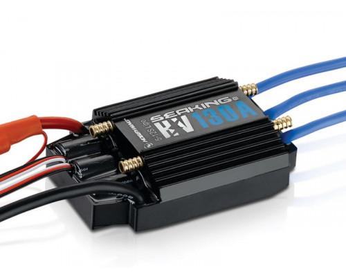 Бесколлекторный регулятор Hobbywing Seaking-130A-HV-V3 (130A-720A, Boat) влагозащищённый