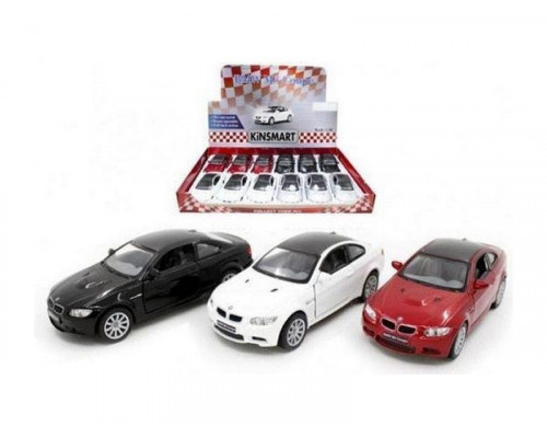 Машина Kinsmart BMW M3 Coupe инерция (1/12шт.) 1:36 б/к