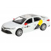 Машина АВТОПАНОРАМА Яндекс GO Toyota Camry, 1/43, белый, инерция, откр. двери, 17,5*12,5*6,5 см