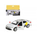Машина АВТОПАНОРАМА Яндекс GO Toyota Camry, 1/43, белый, инерция, откр. двери, 17,5*12,5*6,5 см