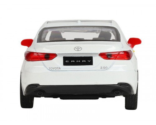 Машина АВТОПАНОРАМА Яндекс GO Toyota Camry, 1/43, белый, инерция, откр. двери, 17,5*12,5*6,5 см