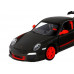 Машина АВТОПАНОРАМА Porsche 911 GT3 Cup, 1/32, темно-серый, свет, звук, в/к 17,5*13,5*9 см