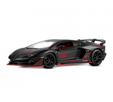 Машина "АВТОПАНОРАМА" Lamborghini SVJ, 1/24, черный, свет, звук, в/к 24,5х12,5х10,5 см