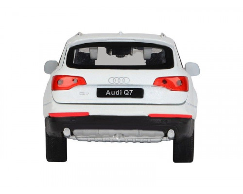Машина АВТОПАНОРАМА Audi Q7, белый, 1/32, свет, звук, инерция, в/к 17,5*13,5*9 см