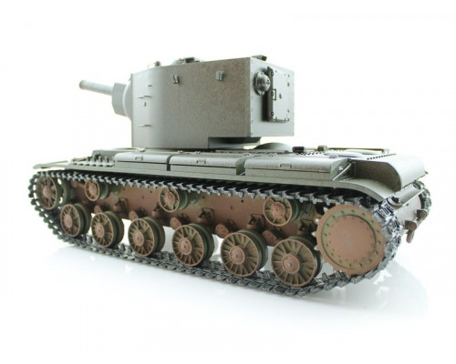 Радиоуправляемый танк Torro КВ-2 1/16 СССР, зеленый, ВВ-пушка, деревянная коробка V3.0 2.4G RTR
