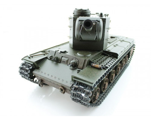 Радиоуправляемый танк Torro КВ-2 1/16 СССР, зеленый, ВВ-пушка, деревянная коробка V3.0 2.4G RTR