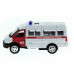 Машина АВТОПАНОРАМА инерц. ГАЗель (скорая) 1/50, в/к 14,5*8*5,5 см